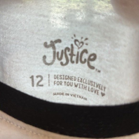 Justice Active Long Sleeve T-Shirt Girls Size 12 - Picture 4 of 4
